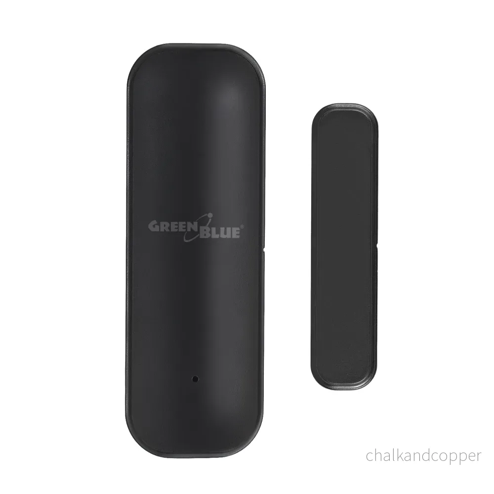 GB479 B Trådlös kontaktor/öppningssensor med WiFi från GreenBlue, Android/iOS, för dörrar/fönster, 3,0 V DC, LR03x2, GB479 B + 2 st R-03 LR03 AAA-alkaliska batterier från Varta Industrial 4003 - Bild 2