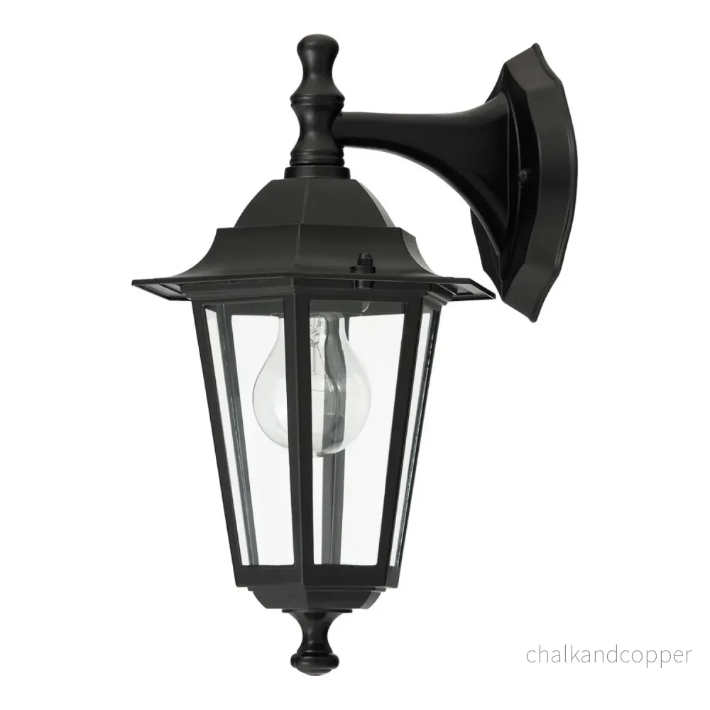 Rabalux Velence Vägglampa 8202 60W Svart E27 Elegant Design