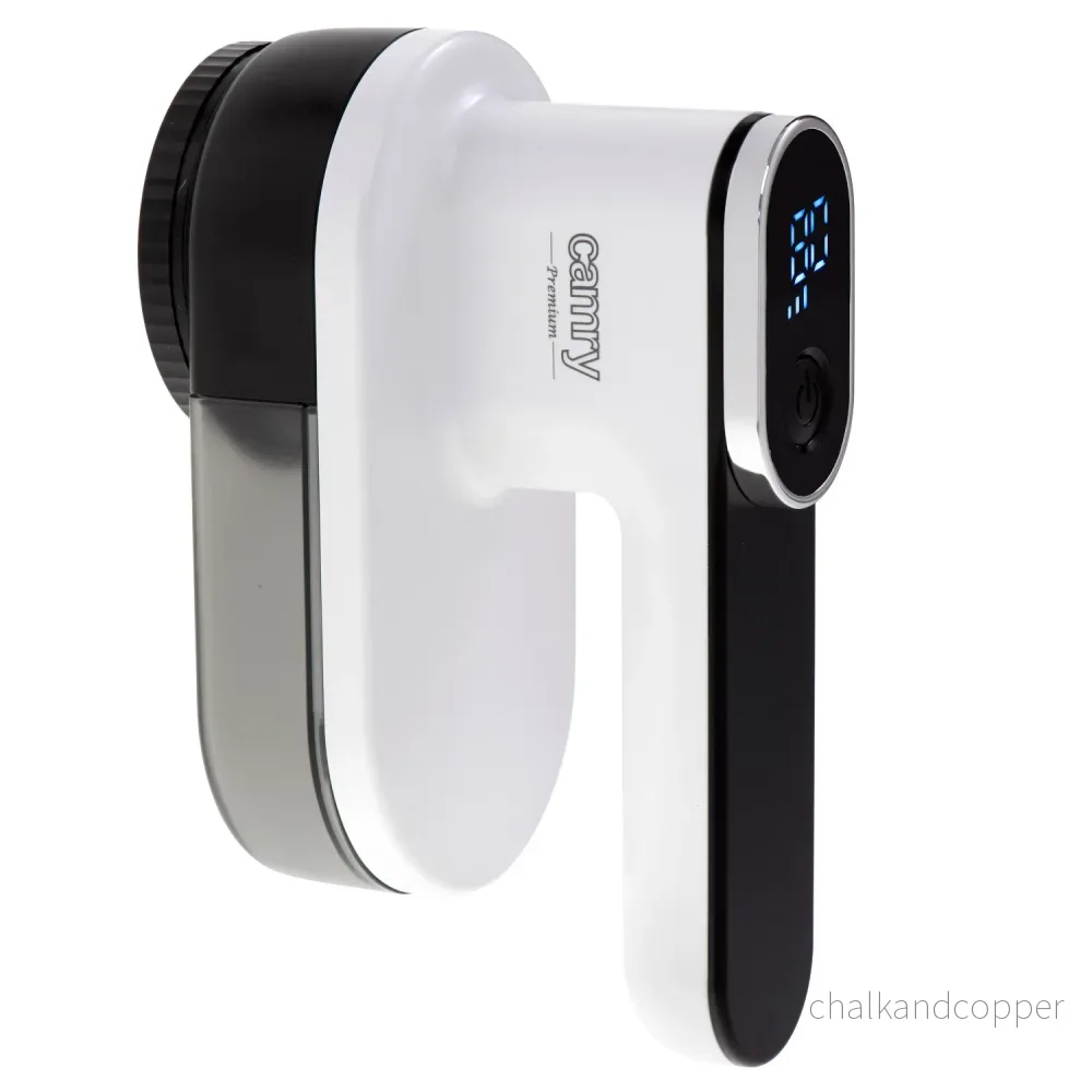 Camry Tissue Shaver, LCD-display, uppladdningsbart Li-Ion-batteri, vit och svart, CR 9620
