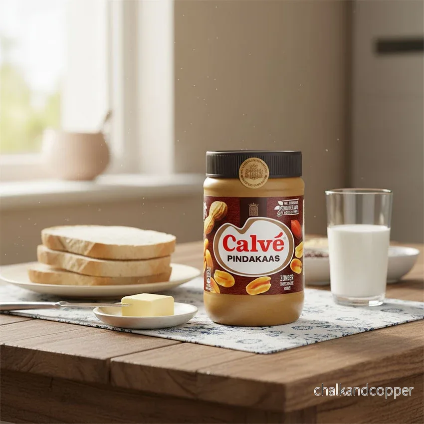Köp pindakaas i Sverige – Calvé jordnötssmör 650 g | Klassisk holländsk favorit för smörgås & frukost - Bild 2