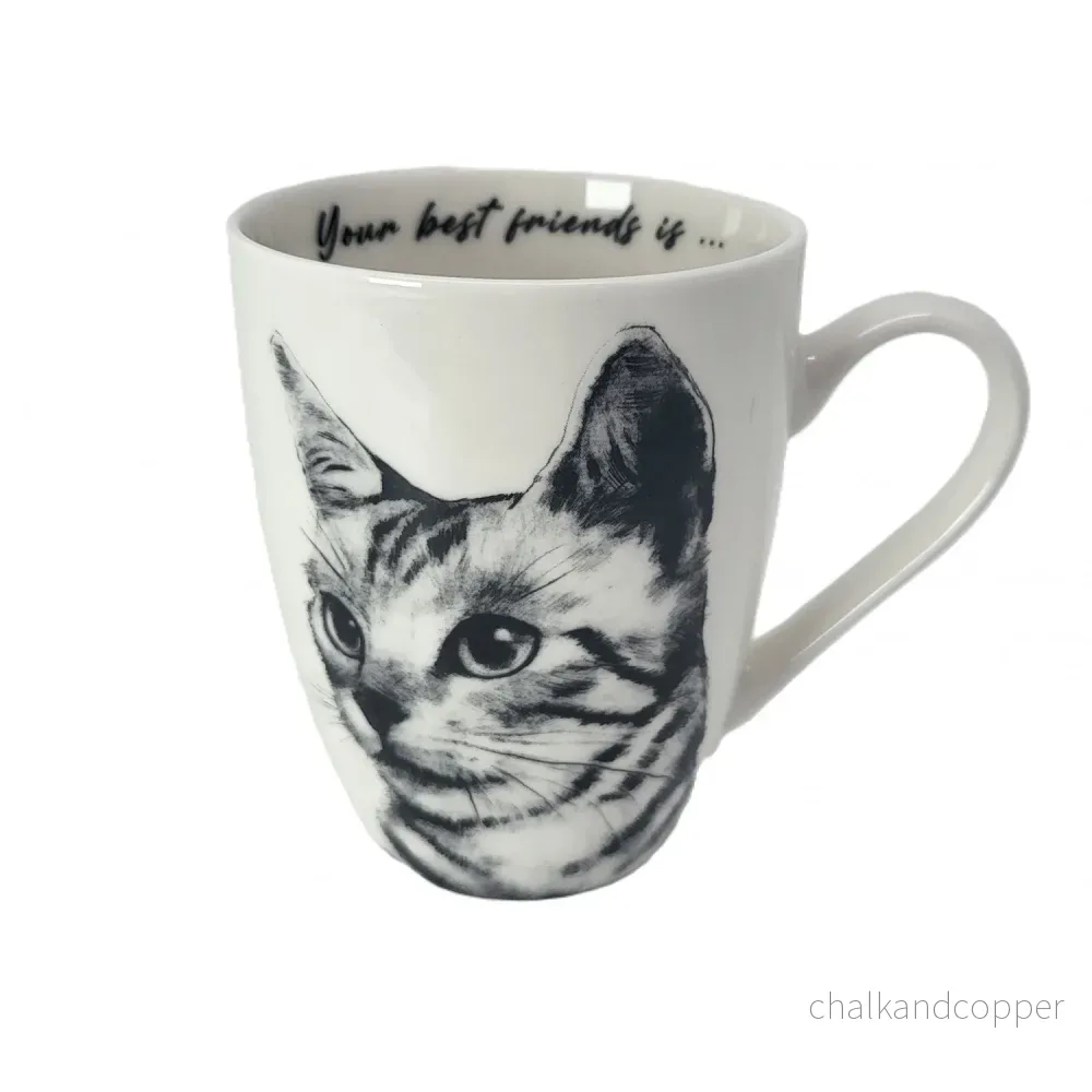 Drottning Isabel porslinsmugg, Sokake katt, 350 ml, Q1-05218 - Bild 2