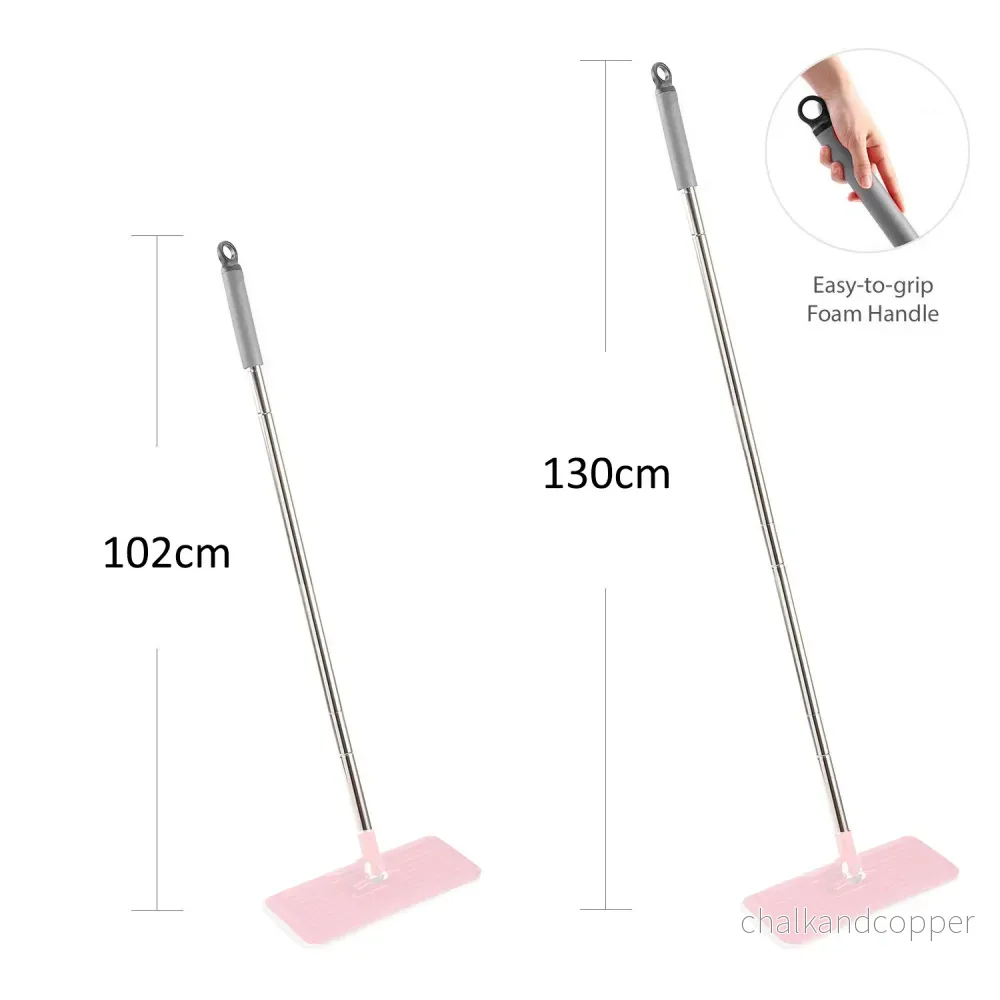 Ersättningshandtag Justerbart Från 102 Till 130 cm Kompatibel Med GB850 och GB870 MaxiClean Flat Mop Set - Bild 2