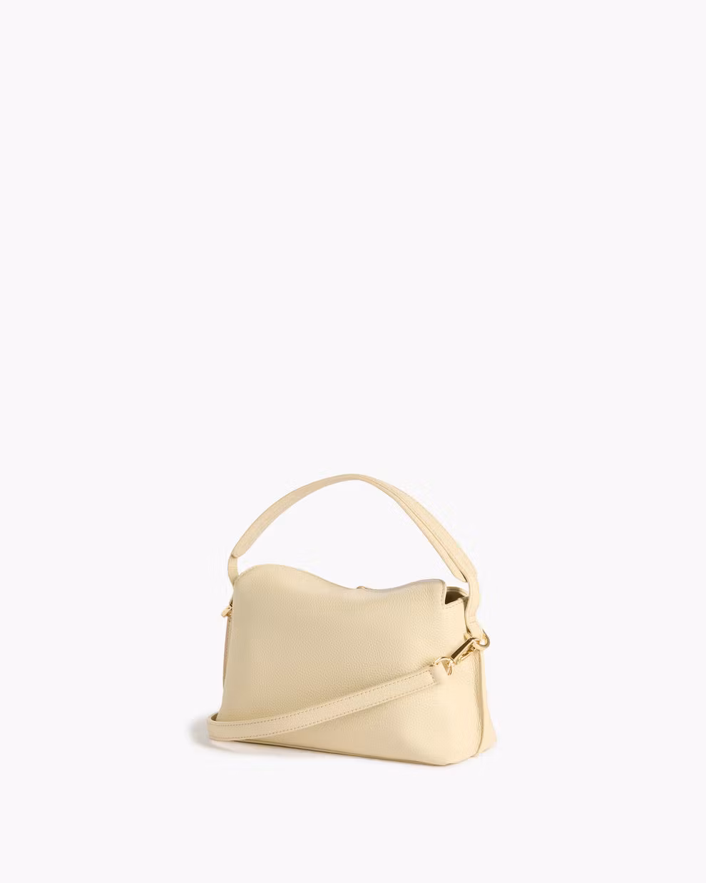 Hanna Mini Bag Grained Leather Creme Flattered - Bild 3