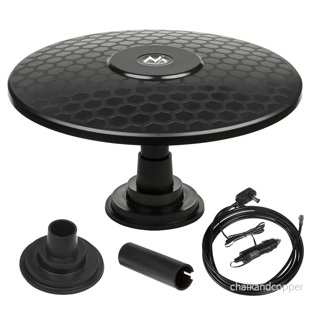 Maclean MCTV-945 Aktiv Riktad Antenn DVB-T/T2 H.265 HEVC 12 / 24V Magnetisk