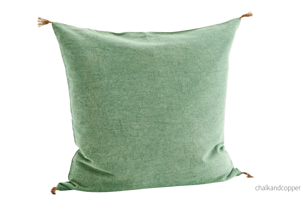 Washed cotton kuddfodral 50 x 50 cm