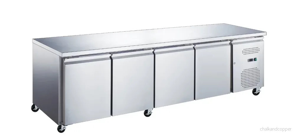 Kylbord - 553 liter - 223 cm - 4 dörrar