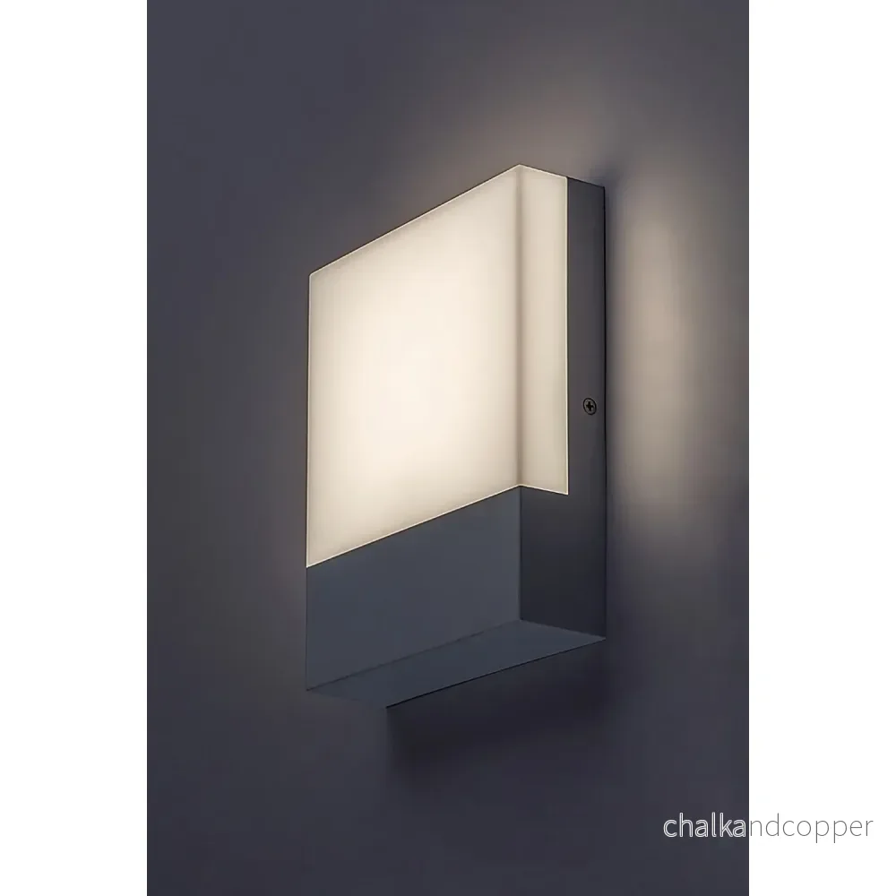 Rabalux lampa, utomhus, väggmonterad, LED 10W, IP44, vit, Gimone - Bild 3