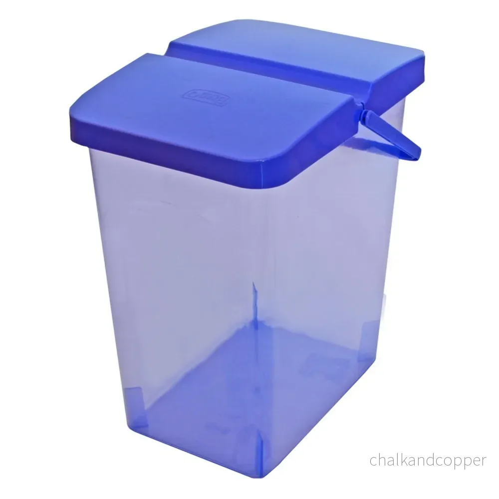 Förvaringsbehållare Tvättpulver Pet Dog Cat Food Box Handle 10L - Bild 2