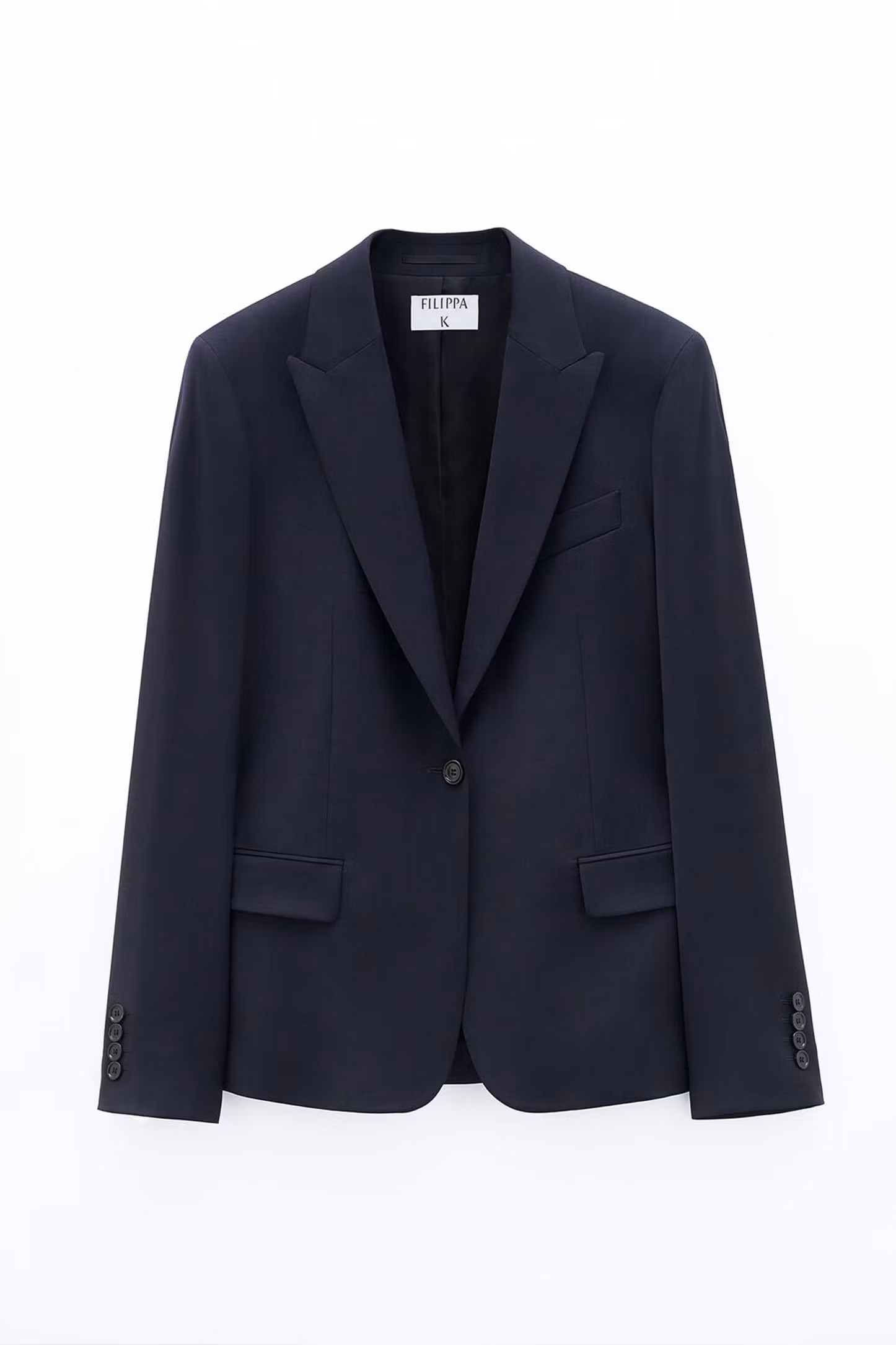 Sasha Cool Wool Blazer Dark Navy Filippa K