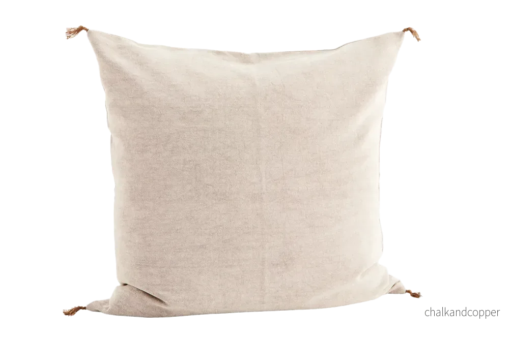 Washed cotton kuddfodral 50 x 50 cm - Bild 3