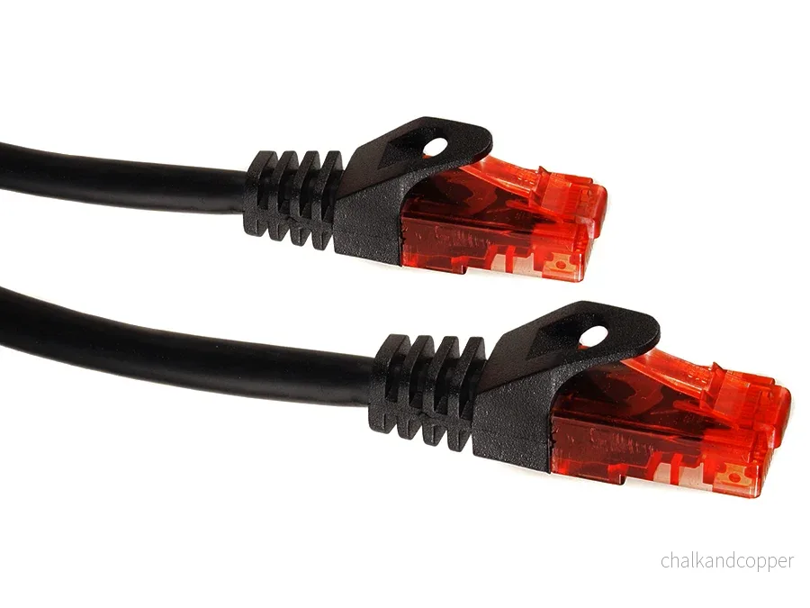 Nätverkskabel Patchkabel UTP Cat.6e 24AWG, 2 x RJ45 hane längd 20 m Maclean MCTV-741 - Bild 3
