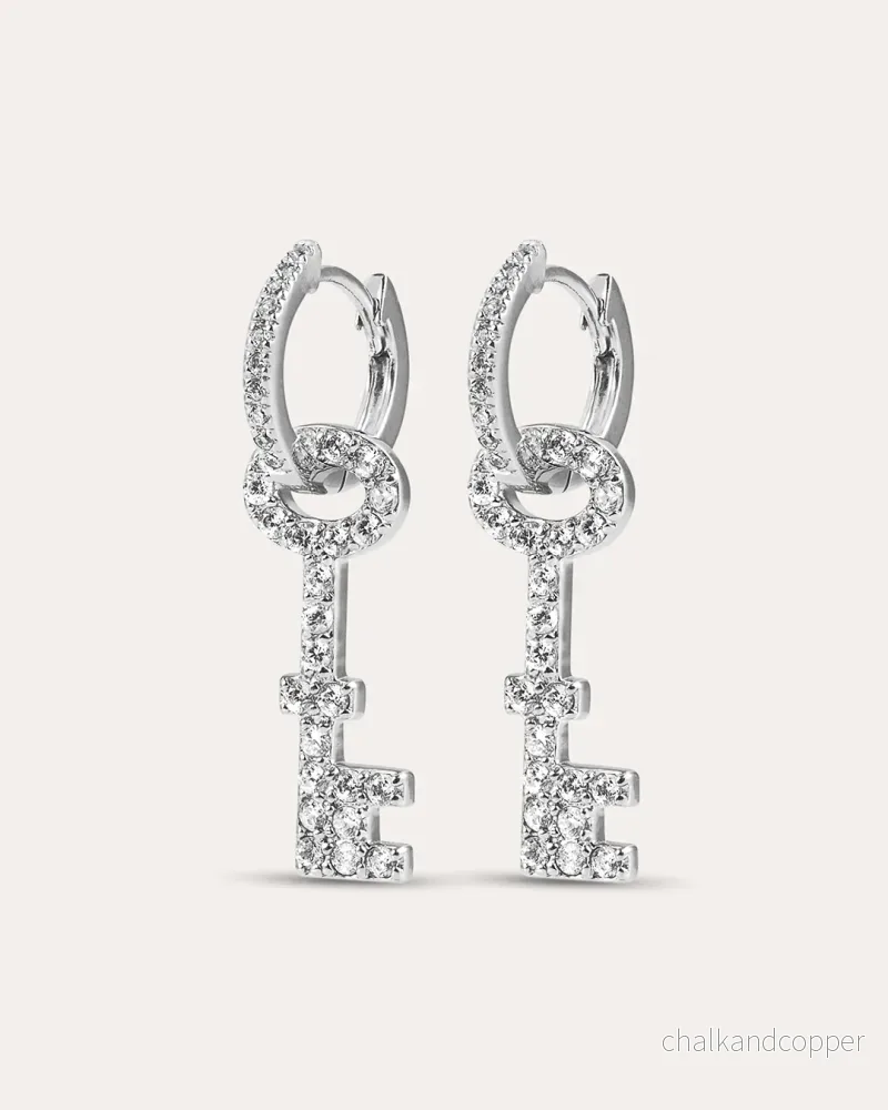 Glam: Key To Your Heart – Silverörhängen