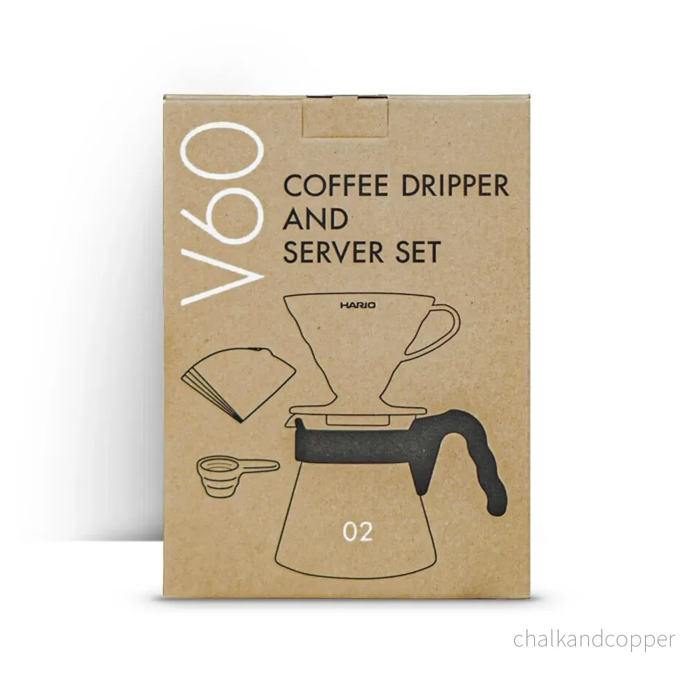V60 Coffee Dripper and Server Set V60 Coffee Dripper and Server Set