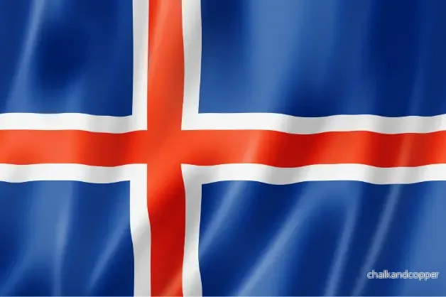 Islands flagga