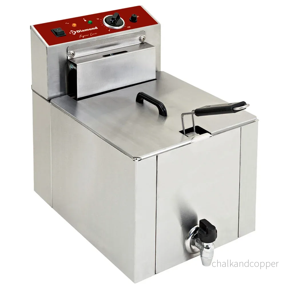Elektrisk bordsfritös ”S-POWER” 12 liter + kran Elektrisk bordsfritös ”S-POWER” 12 liter + kran
