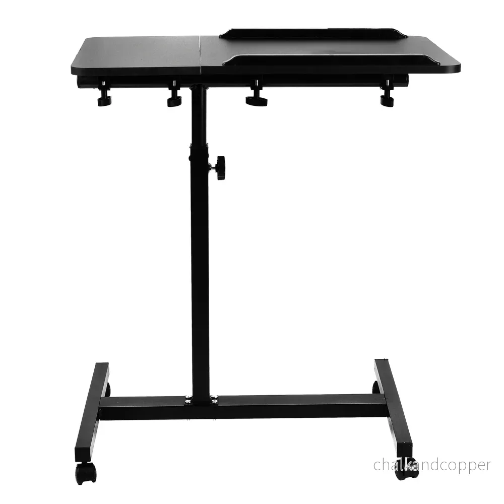 Mobilt skrivbordsstativ Maclean, svart, höjdjusterbart 59-89cm, max. 30kg , MC-121 B - Bild 3