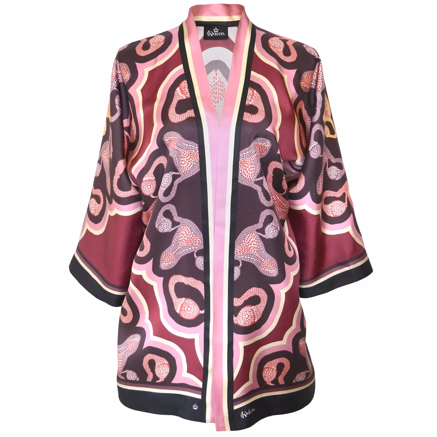 Silk Kimono Short I am Amazing Kueen - Bild 2