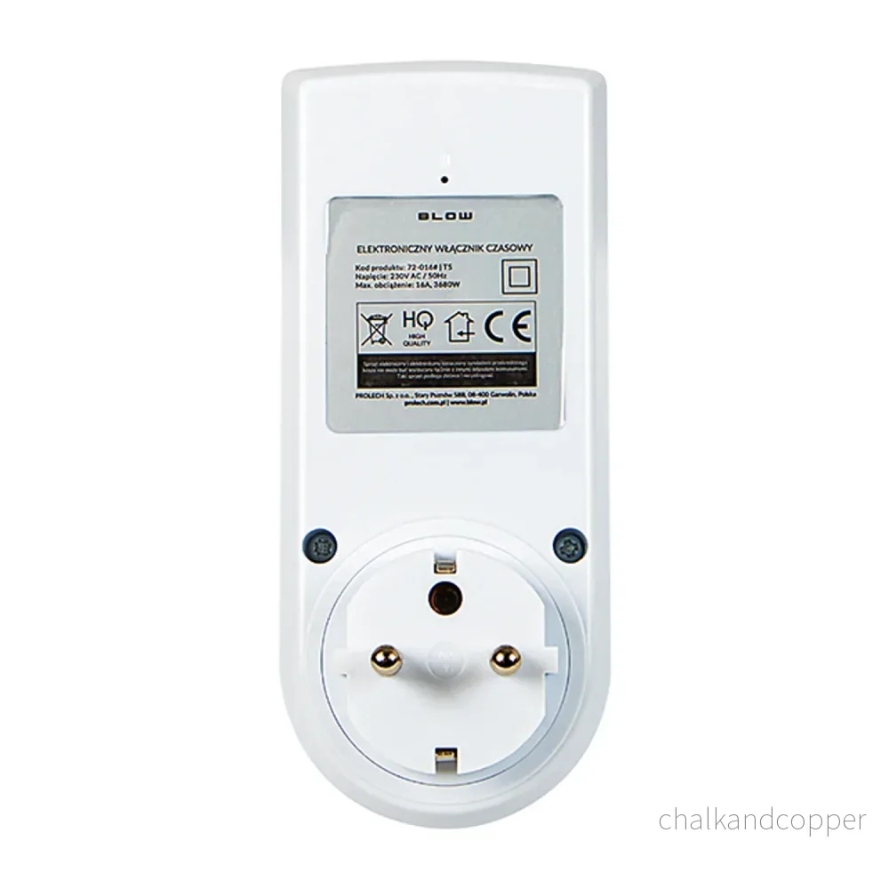 Blow digital timer programmer, LCD-display, noggrannhet +/- 1 minut per månad, 16 olika funktionskombinationer, 72-016# - Bild 2