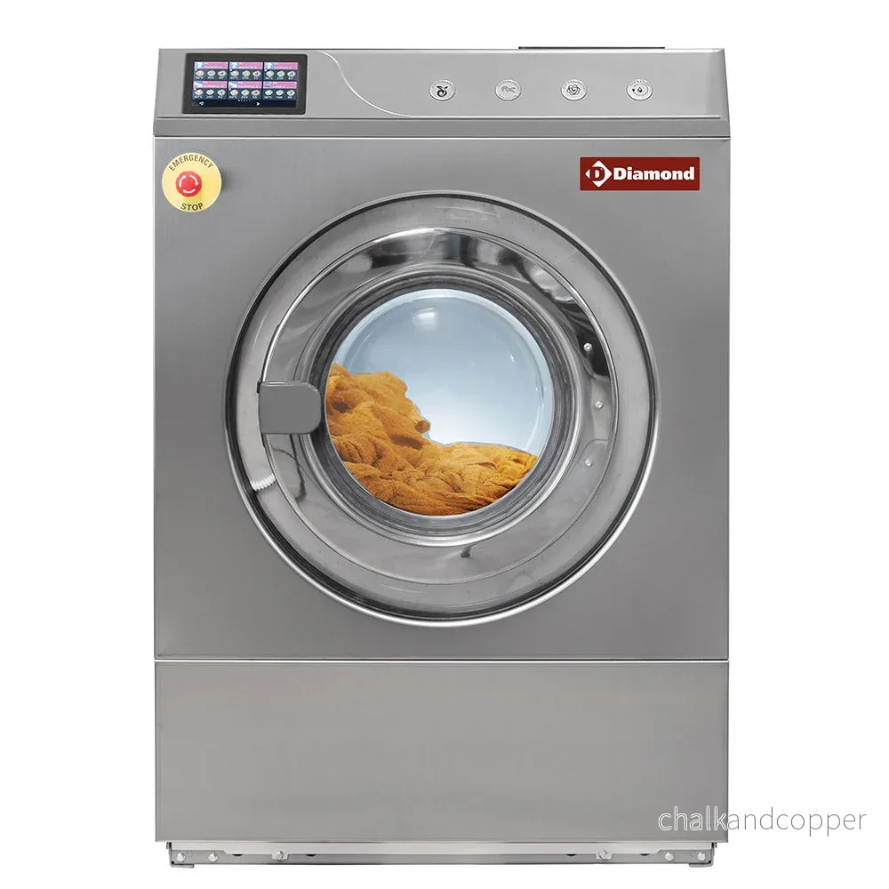 Tvättmaskin, centrifugering, 11 kg RVS