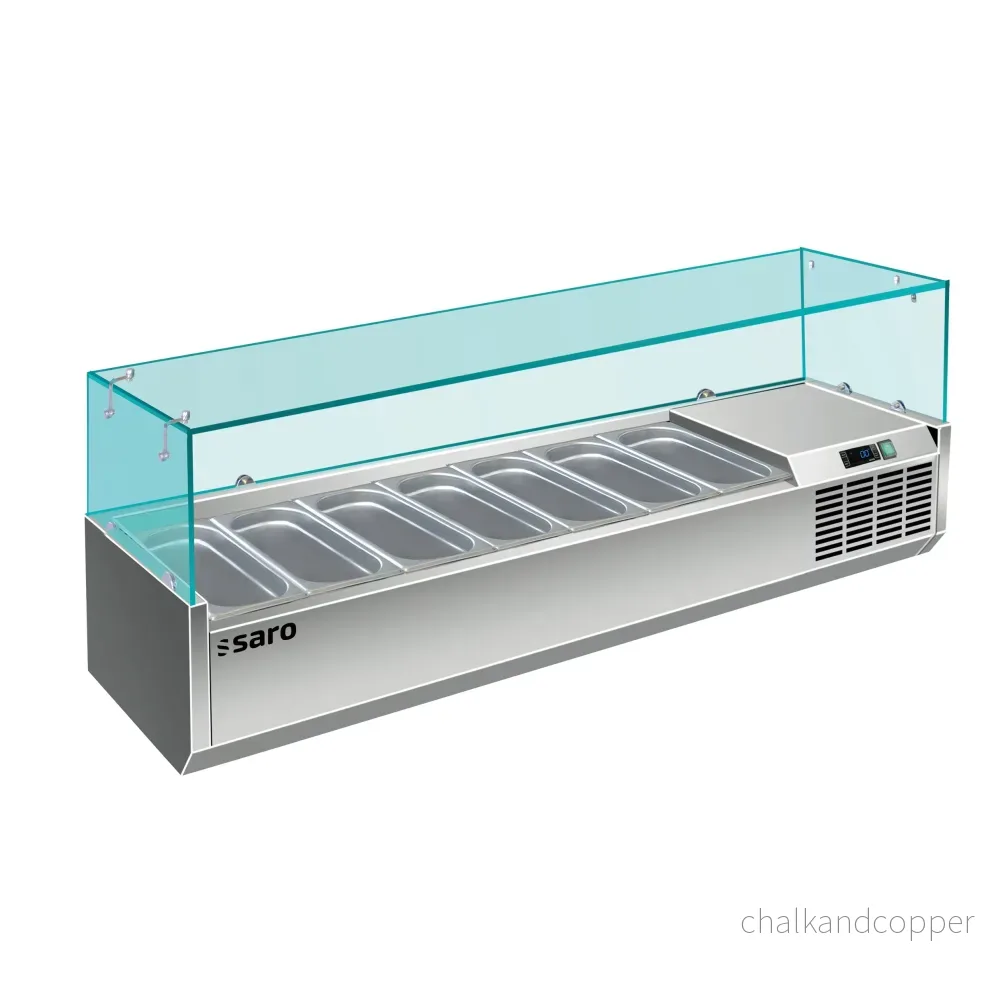 SARO Kylskåpsdisplay – 1/4 GN modell VRX 1500/330