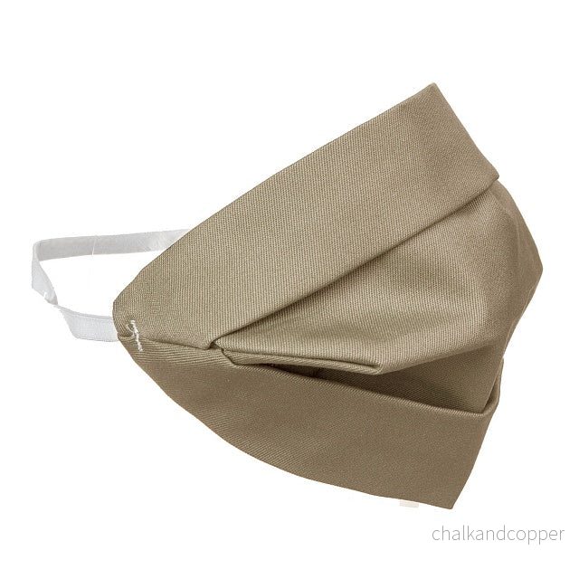 Vuxenmask i Bomull Dubbelsidig – Beige, Komfortabel och Återanvändbar Mask - Bild 2