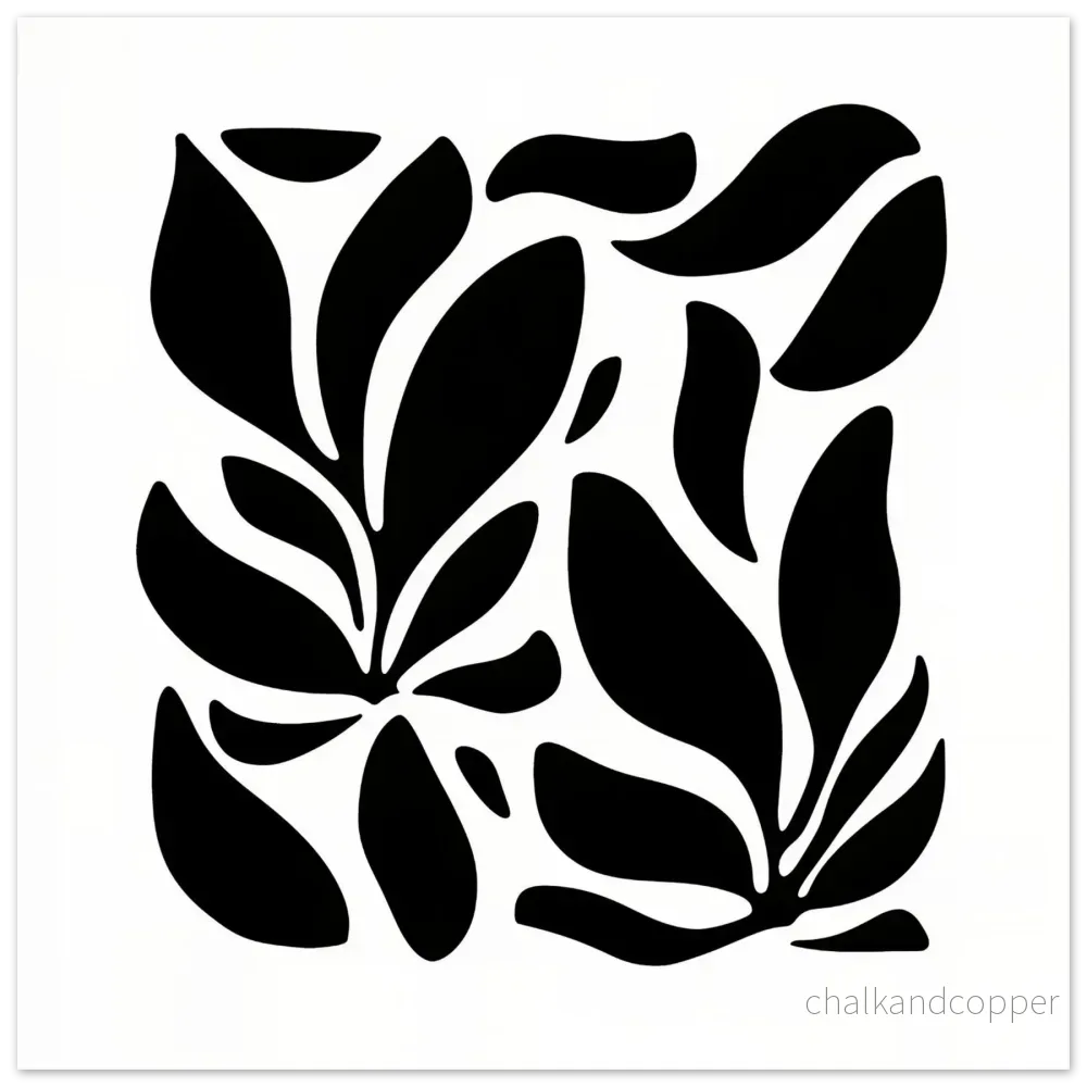 Bold Leaf Silhouette - Bild 3