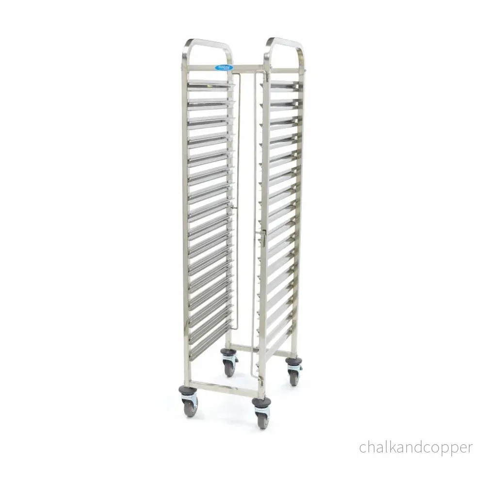 Vagn - Gastronorm - Passar 16 x 1/1 GN-brickor - exkl. GN-brickor