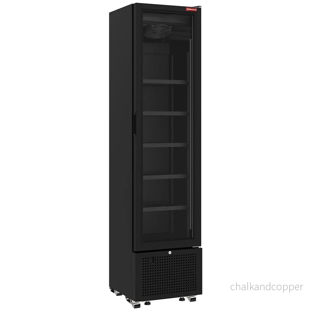 Positiv kyldisplay 221 liter SVART