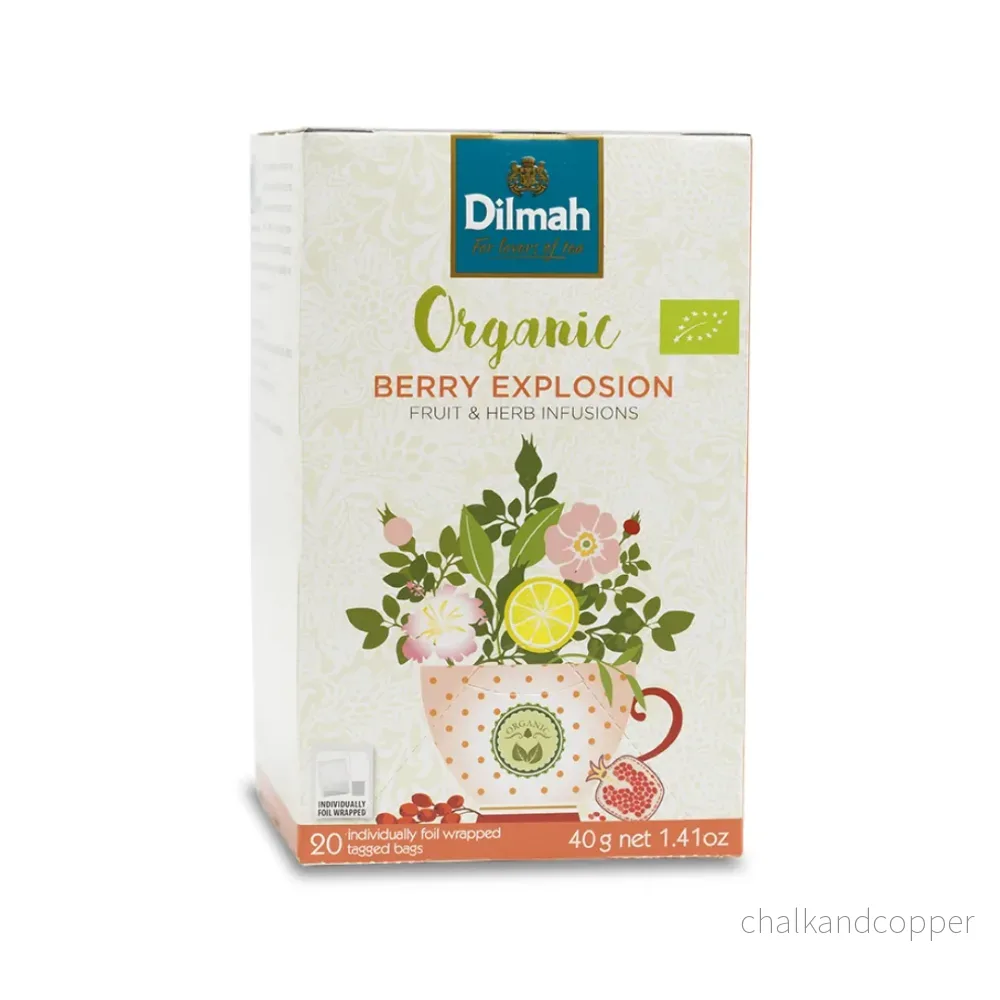 Dilmah Organic Berry Explosion Örtte 20 påsar