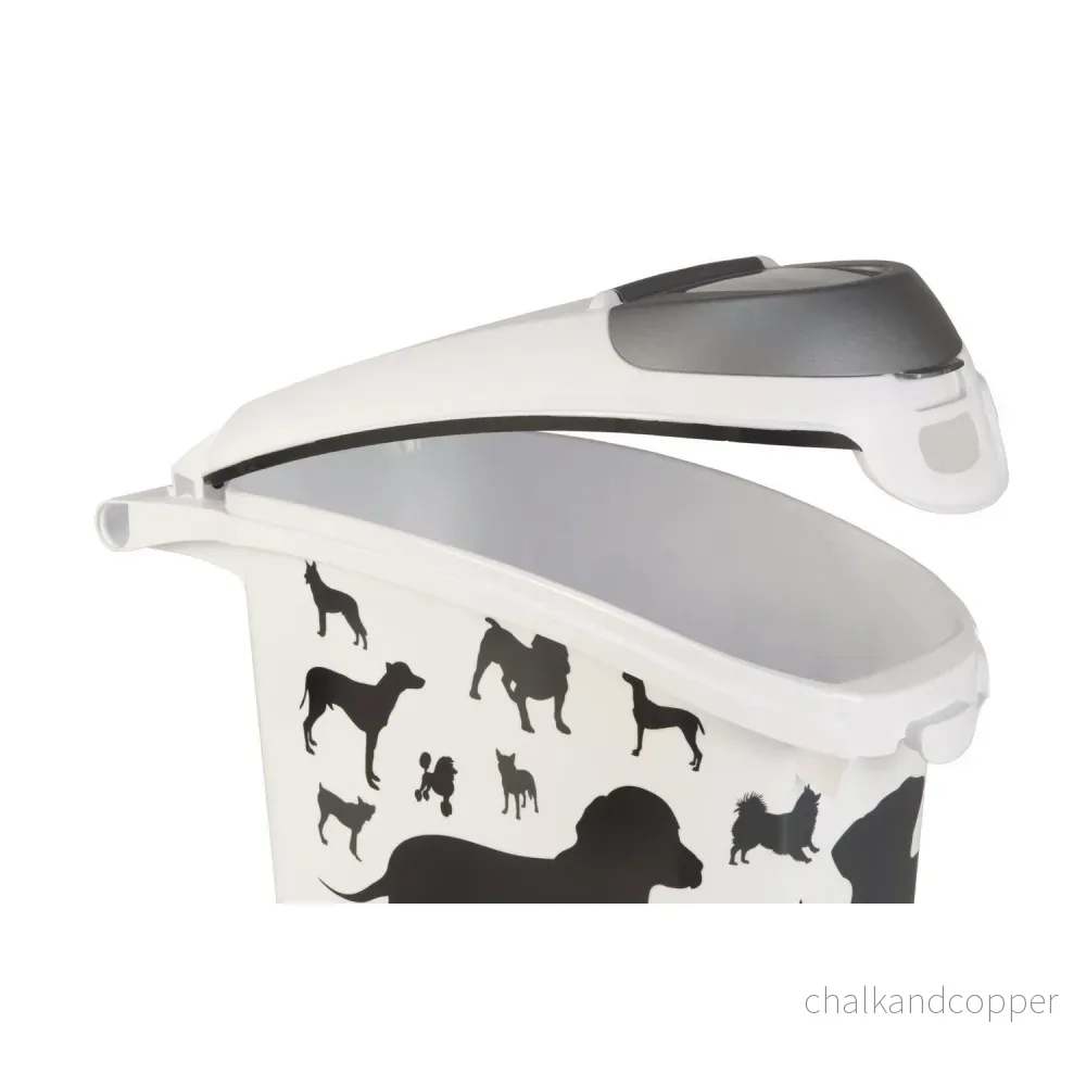 Behållare för 10kg / 23L torrfoder för hundar Curver Petlife Dog Black - Bild 2