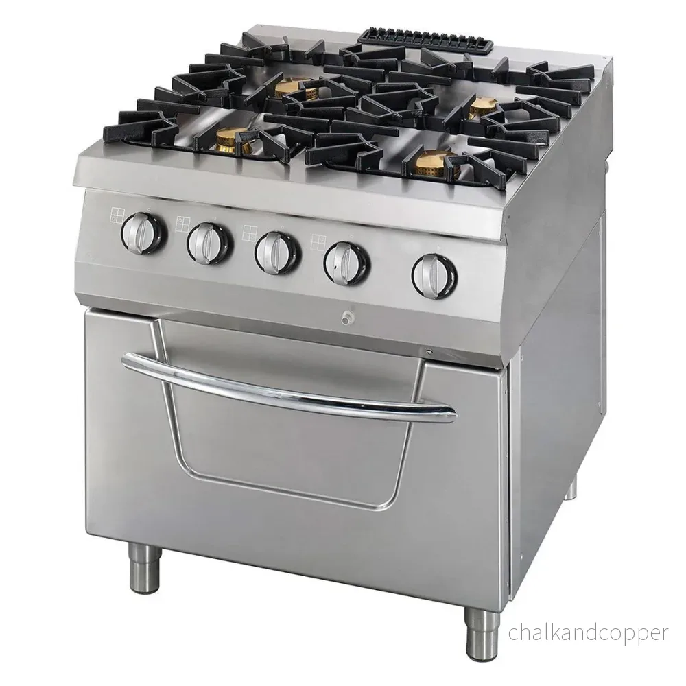 Premium spis - 4 brännare - Dubbel enhet - 90 cm djup - Gas - Bild 2