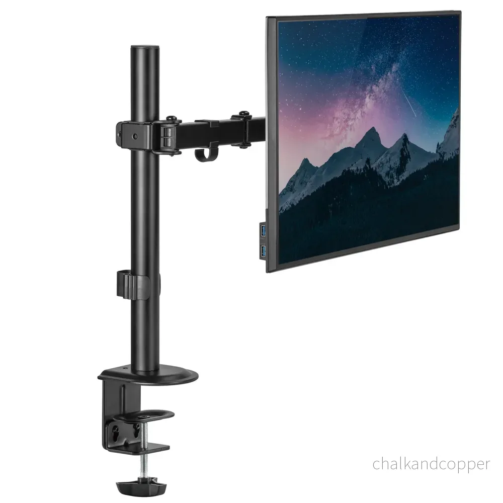 Maclean bordsfäste för LCD-skärm, 17-32", 9kg, VESA 75x75 och 100x100 dubbelarm, MC-753N - Bild 2