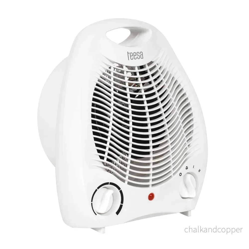 Termoelektrisk fläkt 2000W Teesa TSA8025 3 driftlägen, justerbar termostat