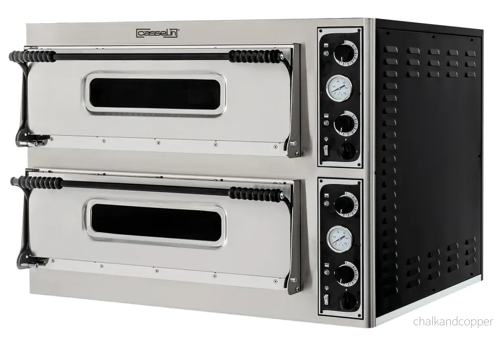 Elektrisk pizzaugn 2x6 pizzor 35 cm
