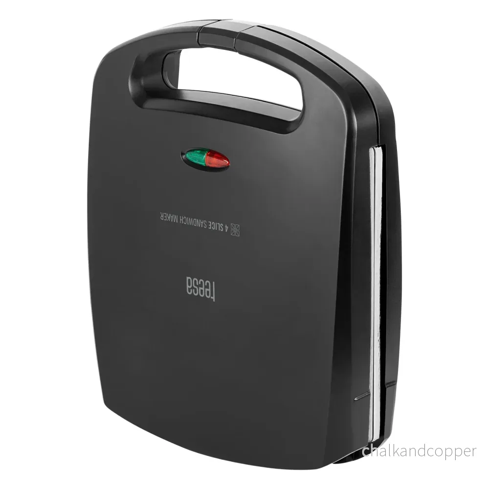 Teesa smörgåsgrill, keramiska insatser, för 4 smörgåsar, maximal effekt 1500 W, TSA3229B - Bild 2
