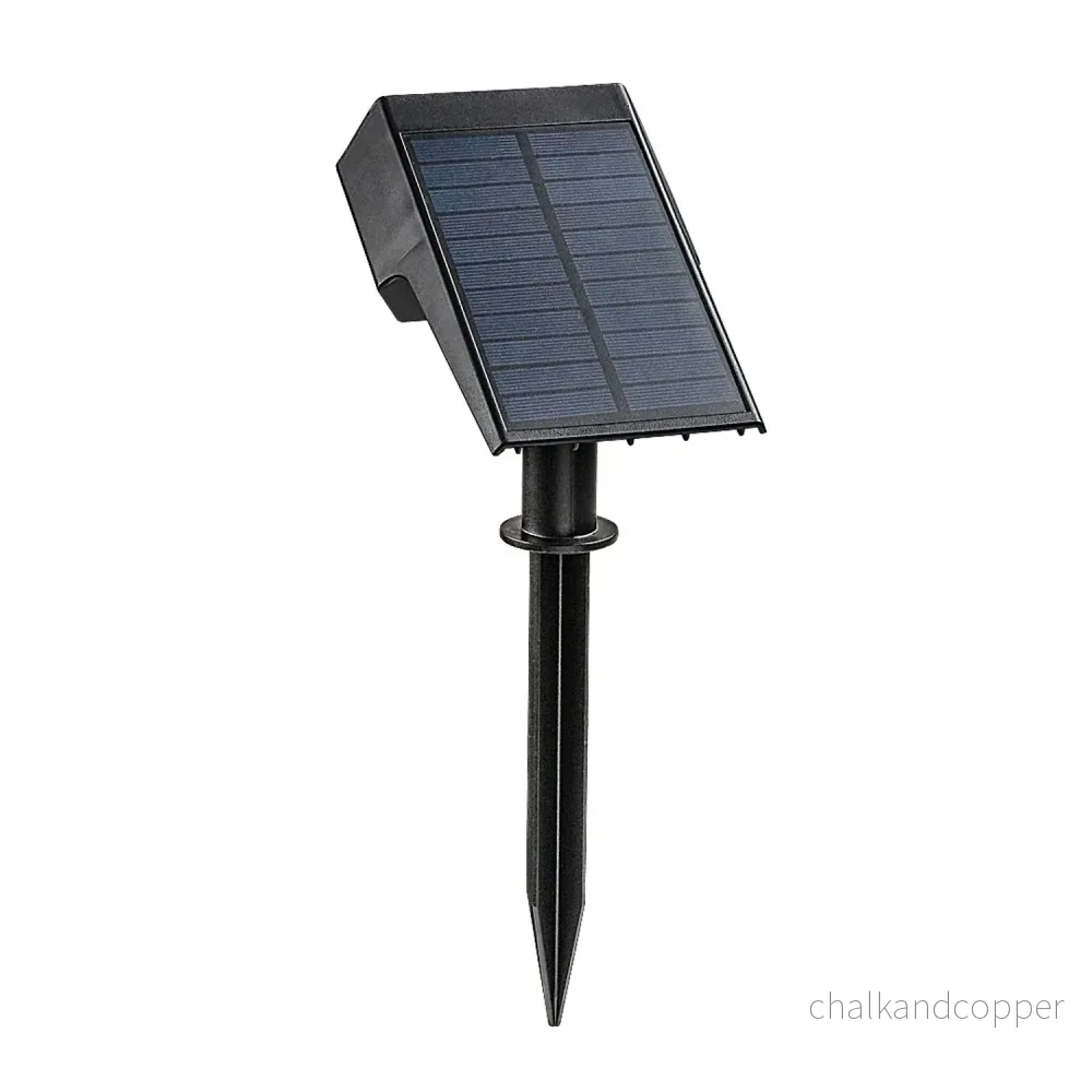 Rabalux Nantes solcellslampa, 50 LM IP65, svart, LED 0,5 W, 77088