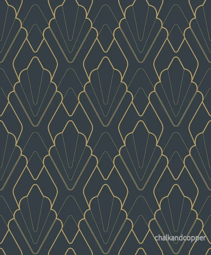 Tapet Fiona Fairy Tale Art Deco Style Tapet Fiona Fairy Tale Art Deco Style