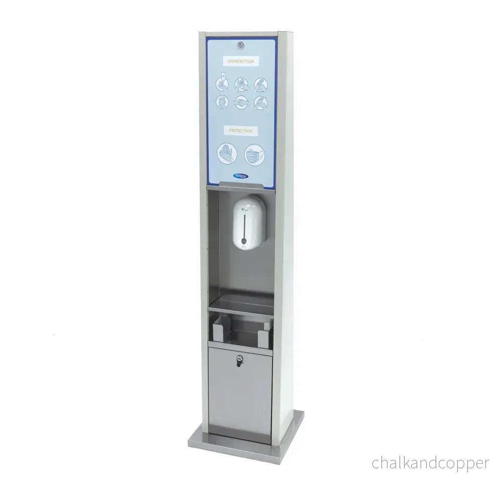 Handspritdispenser - Automatisk - Kontaktlös - Plats för engångshandskar