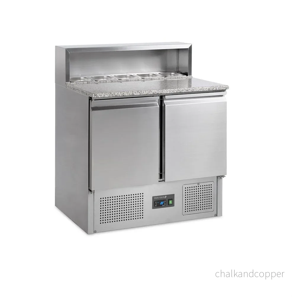 Rostfritt Pizzabänk – 2 dörrar – GN1/1 – PT920 Rostfritt Pizzabänk – 2 dörrar – GN1/1 – PT920