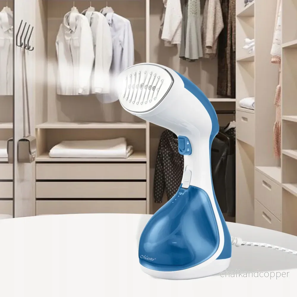Klädångare Maestro, 1500W, vattentank 240 ml, blå, MR-355-BLUE - Bild 2