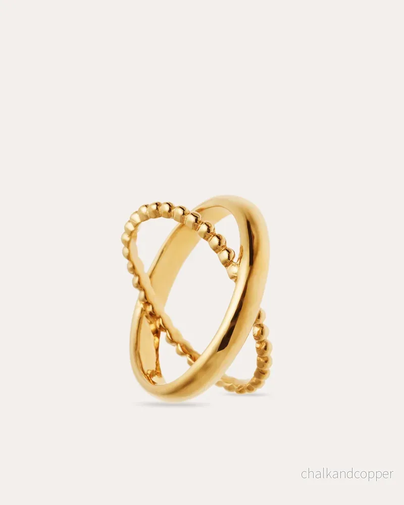 Criss Cross - Guldring - Bild 2