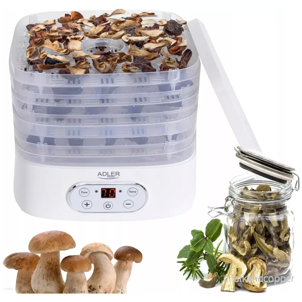 Adler AD 6658 Svamp-, Frukt- Och Örttork Mattork Dehydrator 550W - Bild 3