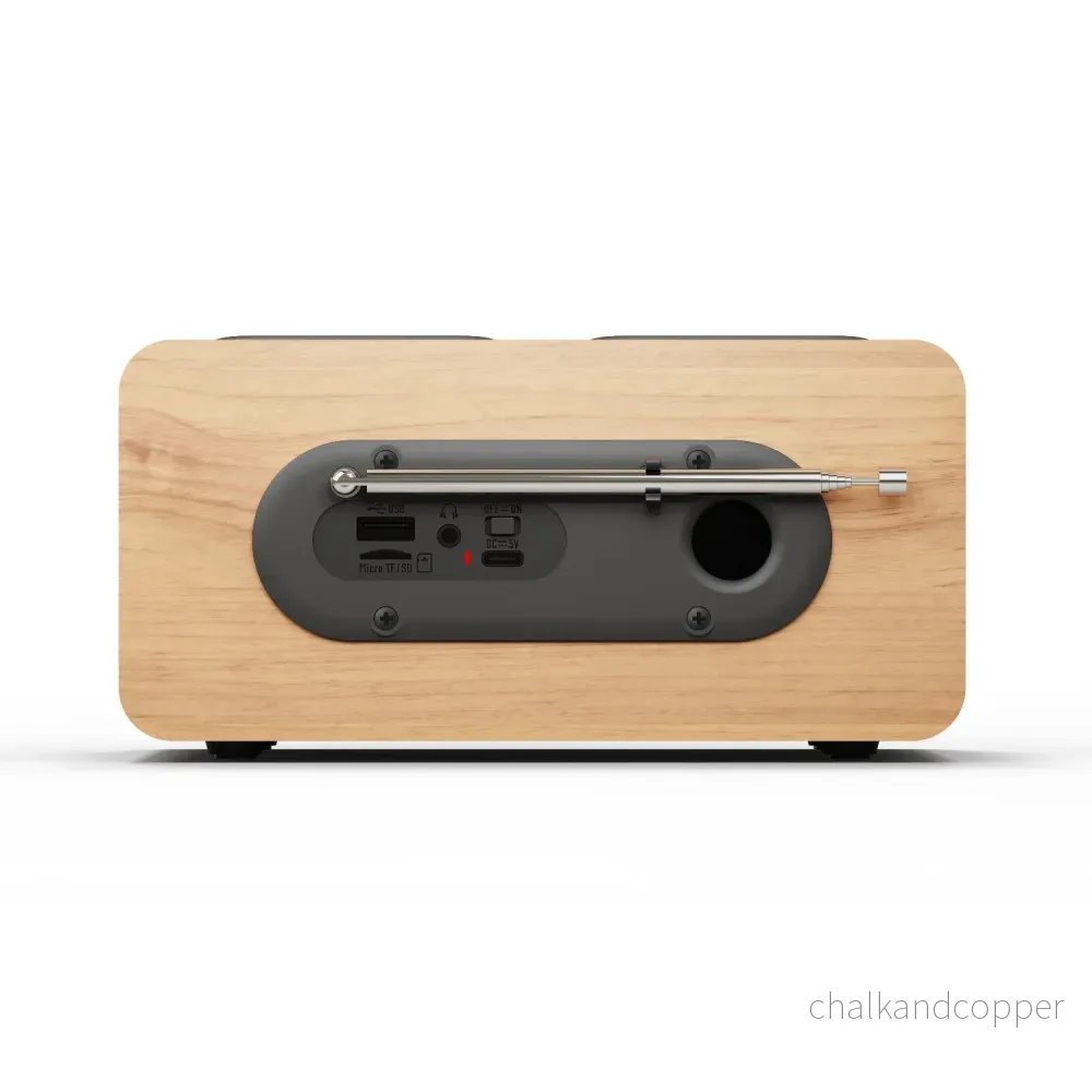 Blaupunkt Portable Radio, DAB+ digitalradio och FM-tuner, Bluetooth, hörlursutgång, USB- och microSD-spelare, LCD-display, klock- och alarmfunktion, drivs av uppladdningsbart USB-C-batteri, DR10CR - Bild 2