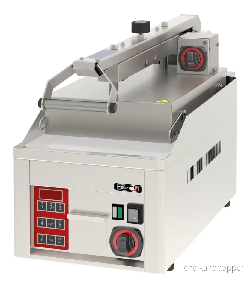 Elektrisk Clam kontaktgrill – Halvautomatisk