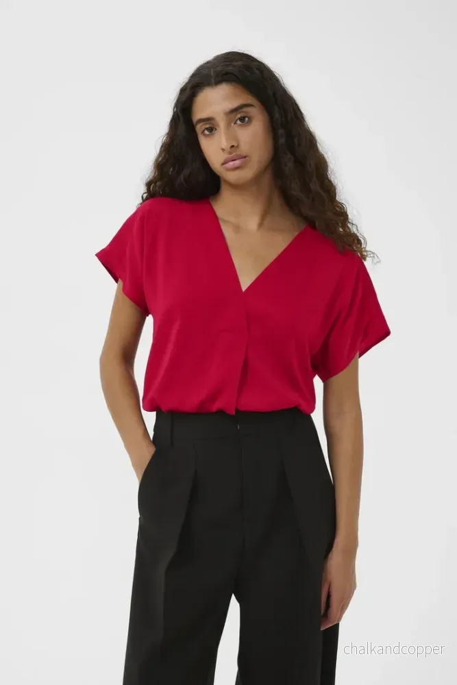 RindaIW Top True Red InWear