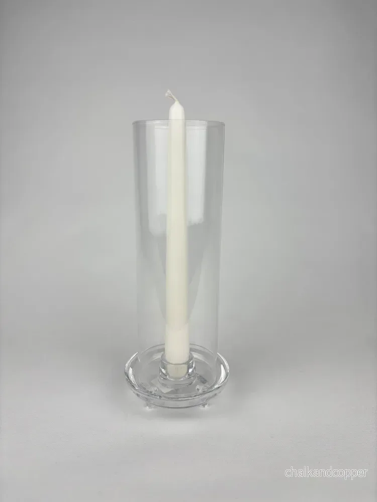Ljusstake med stormglas