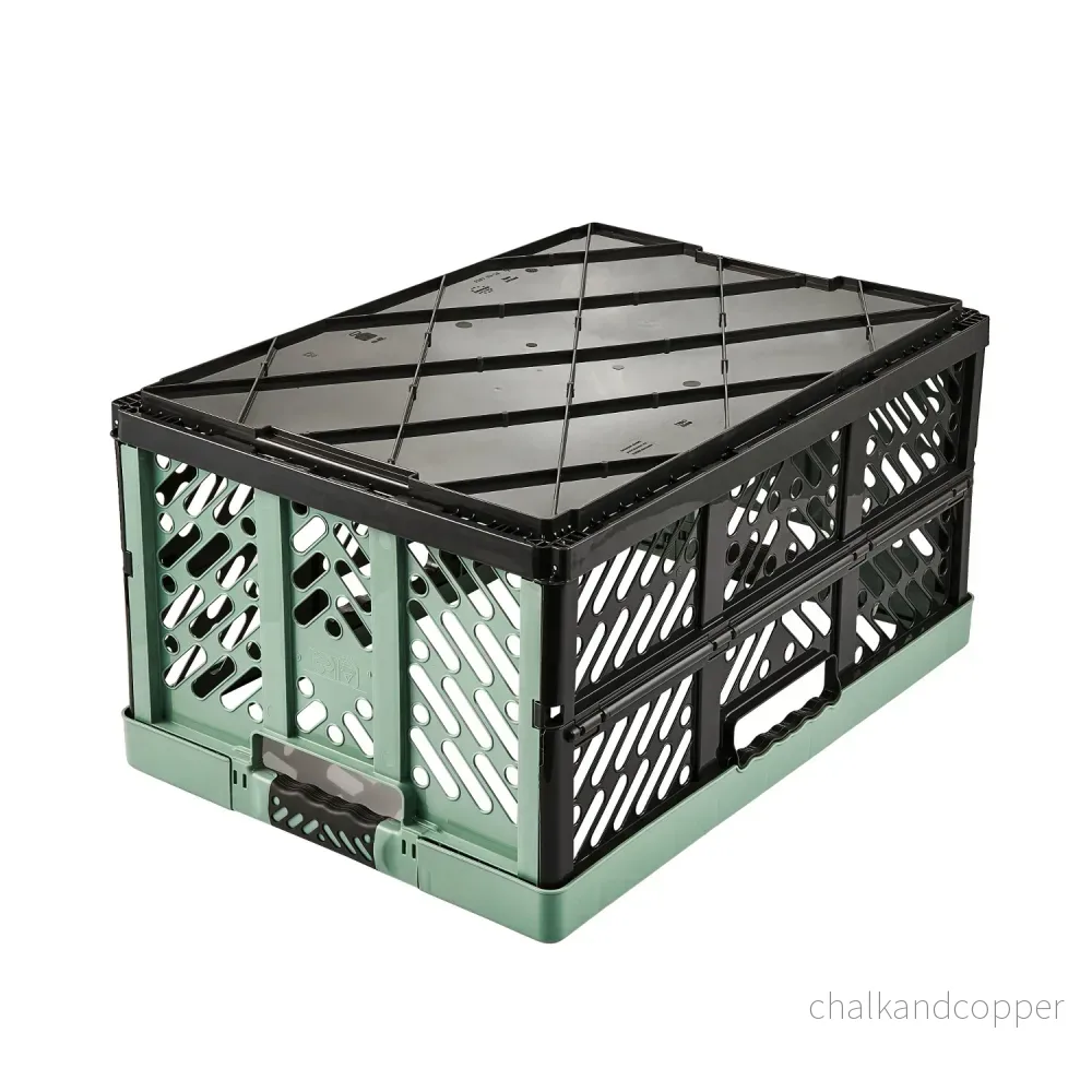 Multi-purpose plast fällbar korg grön Keeeper - Bild 2