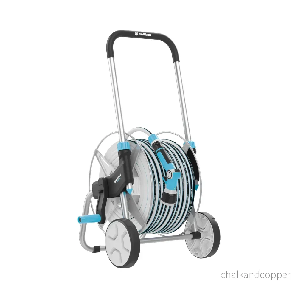 Trädgårdsvattensats 1/2 "50m slangrulle Cellfast Ergo Explorer MULTIFLEX