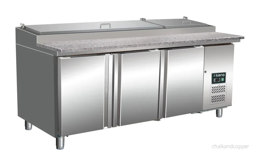 SARO förberedelsebord, granitbordsskiva – 1/3 GN modell SH 2000 SARO förberedelsebord, granitbordsskiva – 1/3 GN modell SH 2000