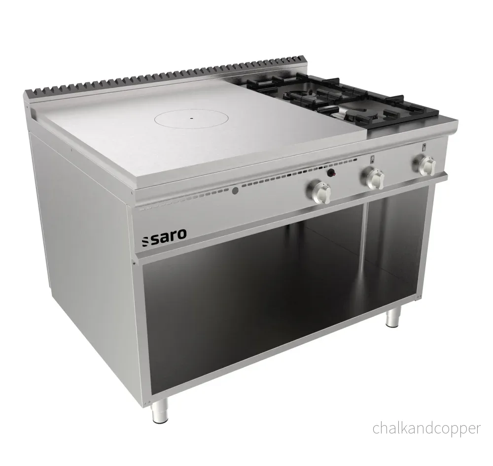 SARO Spisplatta öppen underkonstruktion + 2 brännare LQ modell LQ / TPG6BA SARO Spisplatta öppen underkonstruktion + 2 brännare LQ modell LQ / TPG6BA